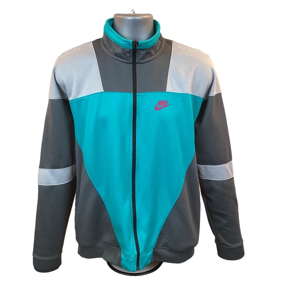 VTG Nike Full Zip Athletic Jacket Men’s Large - Picture 1 of 9